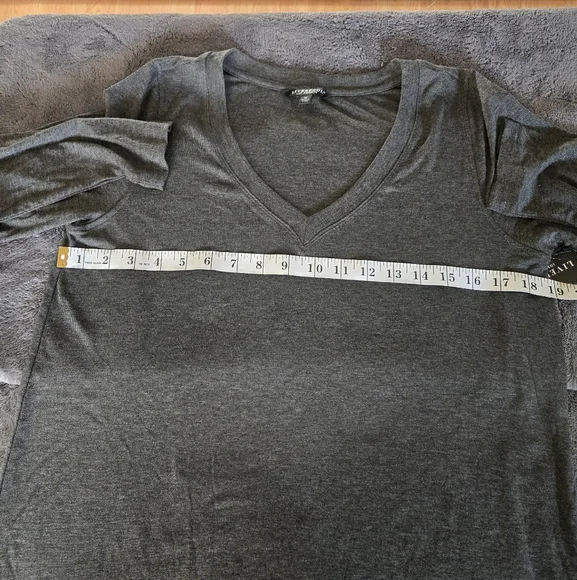 Liverpool Los Angeles Top sz Medium Gray - Picture 8 of 11